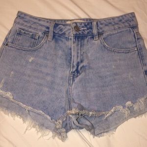 PacSun High Rise Denim Shorts